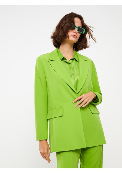 Yeni Sezon Düz Uzun Kollu Kadın Ceket