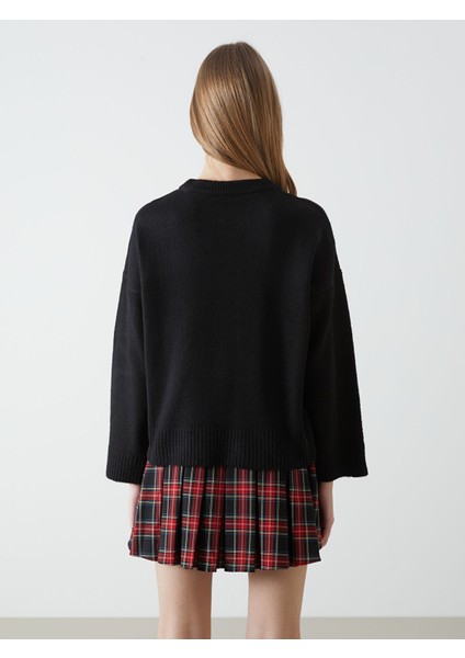 Yeni Sezon Bisiklet Yaka Kadın Triko Kazak fırsatları