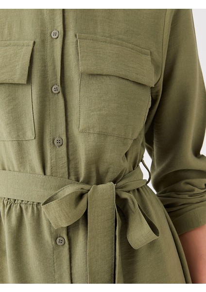 Yeni Sezon Düz Uzun Kollu Kadın Gömlek Elbise fırsatları