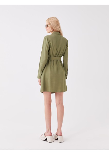 Yeni Sezon Düz Uzun Kollu Kadın Gömlek Elbise indirimleri