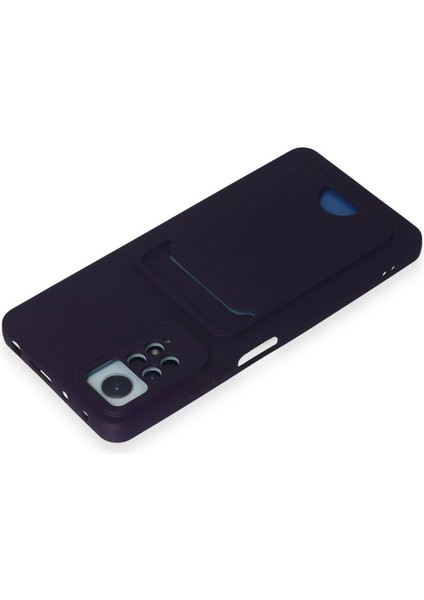 Redmi Note 11 Kılıf Kelvin Kartvizitli Silikon - Derin Mor modelleri