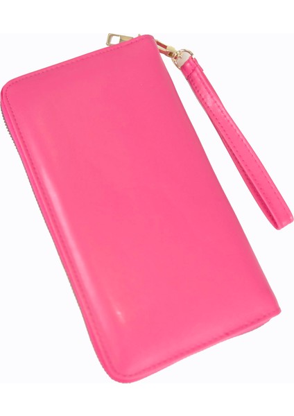 1018 Cilt Büyük Boy Cüzdan / Clutch Çanta Fuşya fiyatları