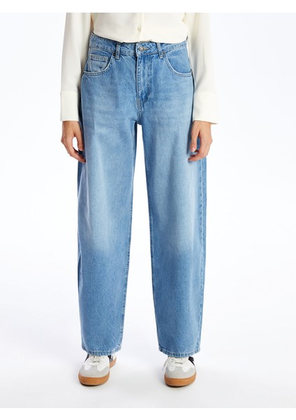 Yeni Sezon Balloon Fit Kadın Jean Pantolon fiyatları