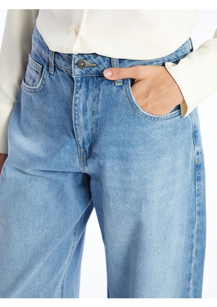 Yeni Sezon Balloon Fit Kadın Jean Pantolon modelleri