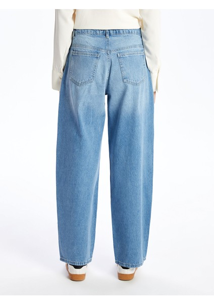 Yeni Sezon Balloon Fit Kadın Jean Pantolon fırsatları