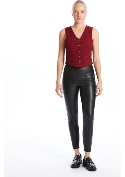 Yeni Sezon V Yaka Dokulu Kadın Yelek fiyatları