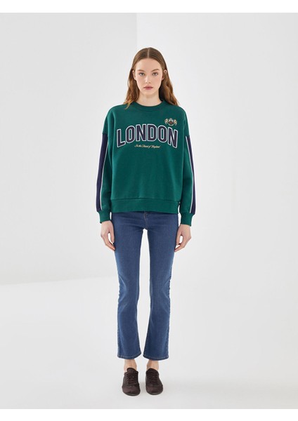 Yeni Sezon Baskılı Oversize Kadın Kalın Sweatshirt fiyatları