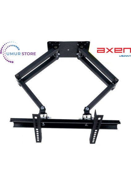 50" AX50FMN602 4K UHD Android 32”- 55” Inç / 82-140 Ekran LCD LED Tv Çift Kollu Hareketli Duvar Askı Aparatı