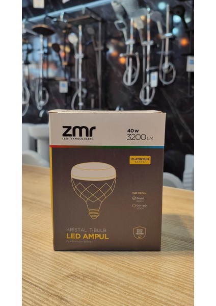 10 Adet 40 Watt Kristal Torch LED Ampul Beyaz Işık 6500K fiyatları