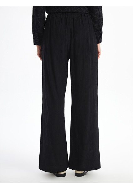 Yeni Sezon Beli Lastikli Dokulu Kadın Pantolon fırsatları