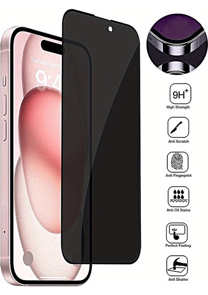 Iphone 14 Pro 9h Sertlik Hayalet Ekran Koruyucu Kırılmaz Cam