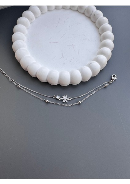 Çiçek Ayarlanabilir Bileklik Çelik