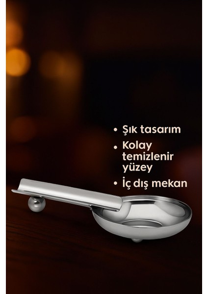 Ayaklı Silver Çelik Puro Küllüğü Küllük RD58SLV indirimleri