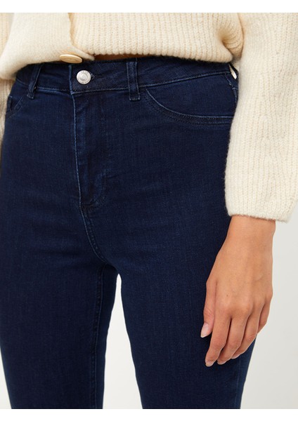 Yeni Sezon Kadın Yüksek Bel Mercury Skinny Fit Düz Jean Pantolon indirimleri