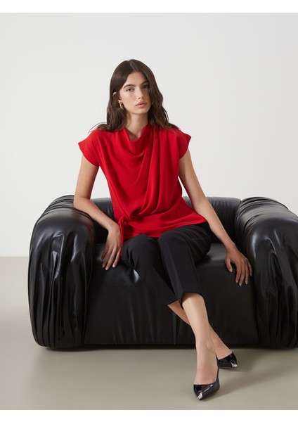 Yeni Sezon Dik Yaka Kadın Bluz