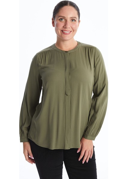 Yeni Sezon Hakim Yaka Kadın Bluz