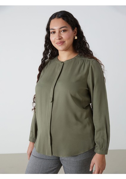 Yeni Sezon Hakim Yaka Kadın Bluz fiyatları