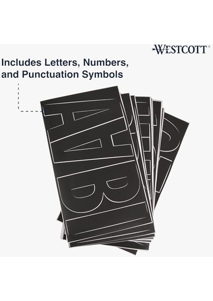 Harfler, Sayı ve Sembol Çıkartmaları, Gotik Yazı Tipi, 15860 Cm, Siyah (15860) modelleri