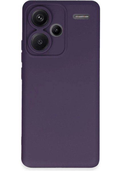 Redmi Note 13 Kılıf Nano Içi Kadife Silikon - Mor