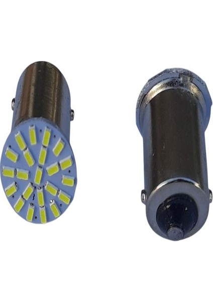 67/93 12V Ampül 22 Ledli Çakar Beyaz 2 Li Erpilsan Elektronik