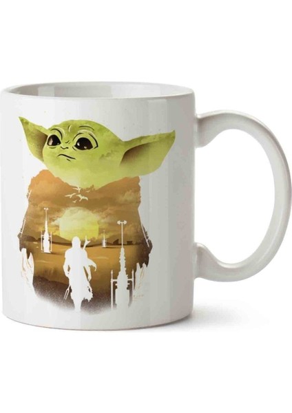 Baby Yoda Porselen Kupa Bardak