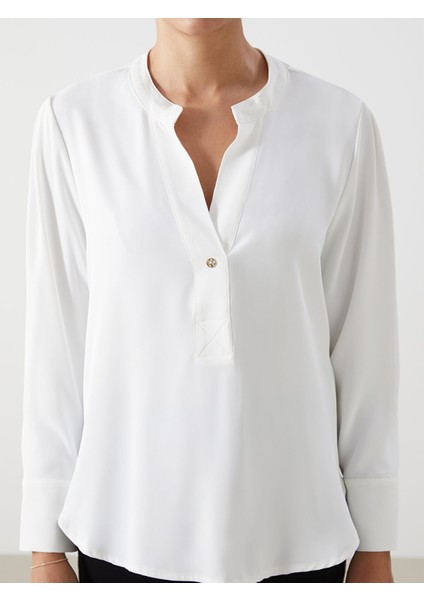 Yeni Sezon Kaçık Yaka Kadın Bluz modelleri