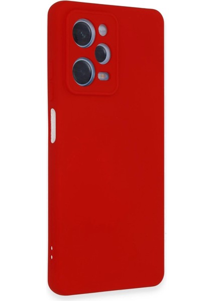 Redmi Note 12 5g Kılıf Nano Içi Kadife Silikon - Kırmızı modelleri