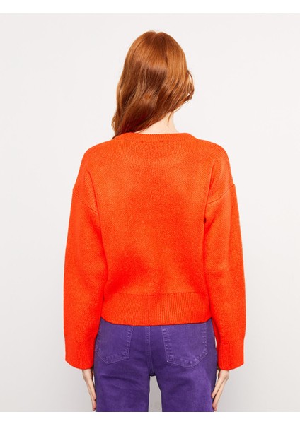 Yeni Sezon Bisiklet Yaka Düz Uzun Kollu Kadın Triko Kazak indirimleri