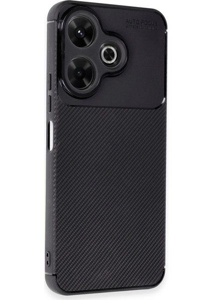 Redmi 13 4g Kılıf Auto Focus Karbon Kapak - Siyah fiyatları