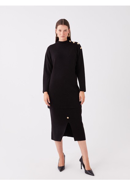 Yeni Sezon Yarım Balıkçı Yaka Oversize Kadın Triko Kazak fiyatları