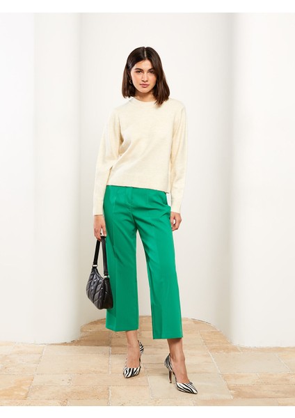 Yeni Sezon Kadın Standart Fit Düz Pantolon fiyatları