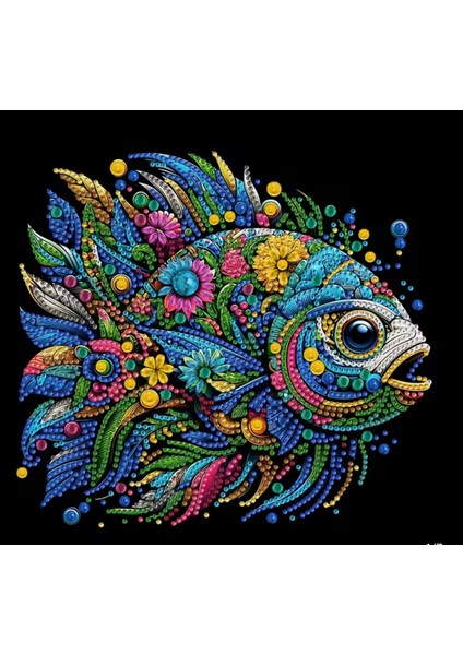 5 D Elmas Boyama 30X30 cm Tablo