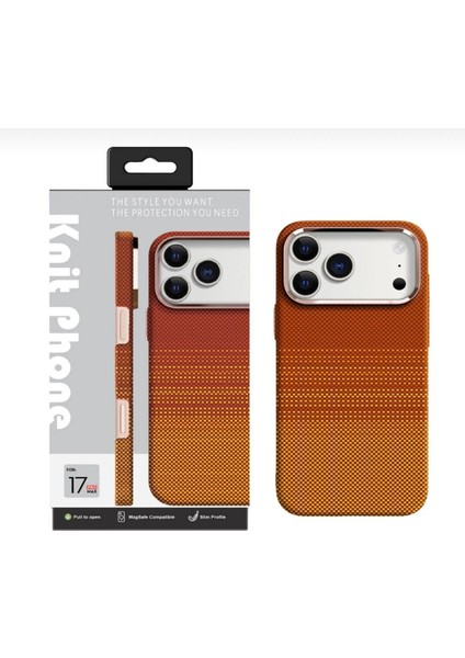 17 Pro Max Uyumlu Ekoseli Kevlar Case