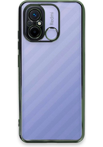 Redmi 12C Kılıf Lensli Silikon - Yeşil