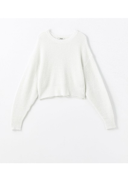 Yeni Sezon Bisiklet Yaka Parlak Görünümlü Kadın Triko Kazak indirimleri