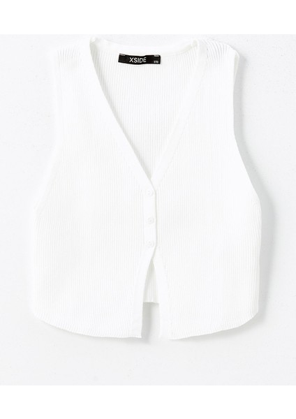 Yeni Sezon V Yaka Kadın Triko Yelek indirimleri