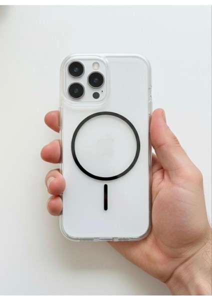 iphone 16 Pro Magsafe Şeffaf Kılıf