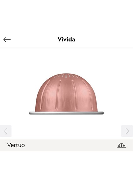 Vivida Vertuo Kapsül Kahve 10 Lu (Vertuo Makineler Için Uygundur)