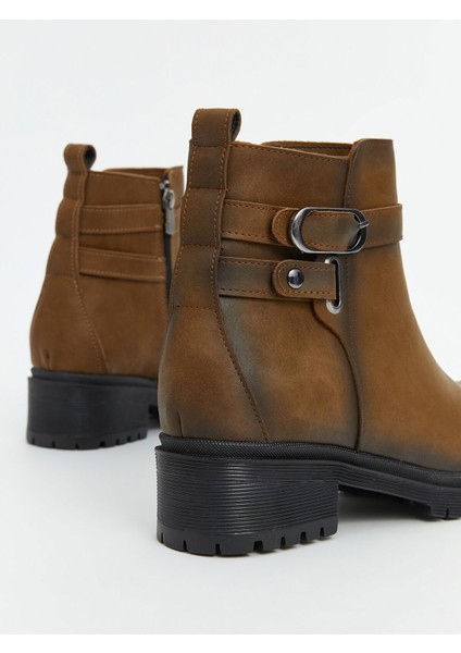 Yeni Sezon Süet Görünümlü Fermuarlı Kadın Bot indirimleri