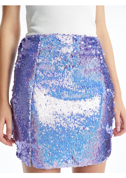 Yeni Sezon Dar Fit Pul Işlemeli Kadın Etek fırsatları