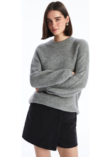 Yeni Sezon Bisiklet Yaka Düz Uzun Kollu Kadın Triko Kazak fiyatları