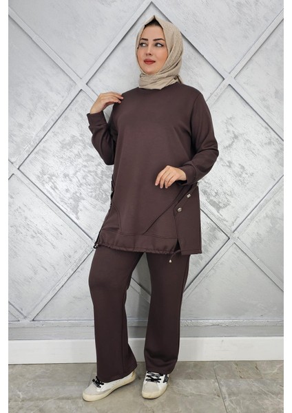 Kadın Nervür ve Aller Dikim Tesettür Takım