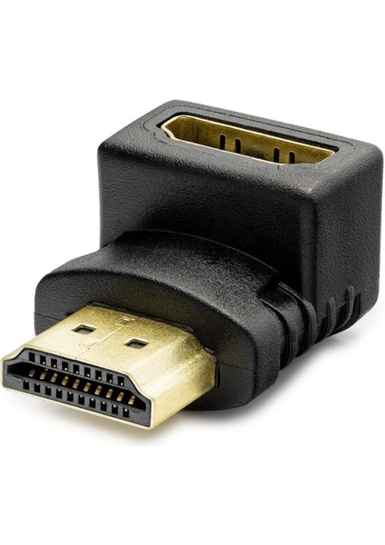 Hdmı To Hdmı F Çevirici L Tip Siyah HDX1258