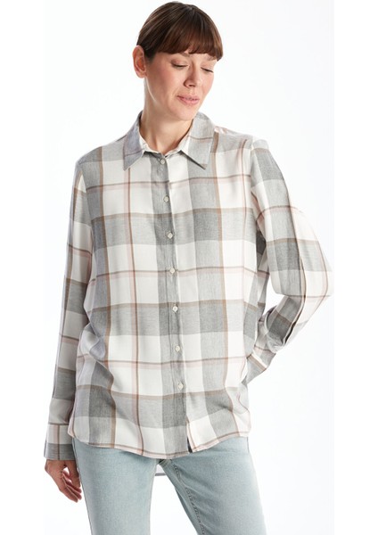 Yeni Sezon Ekose Kadın Gömlek