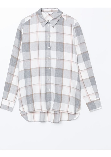 Yeni Sezon Ekose Kadın Gömlek indirimleri