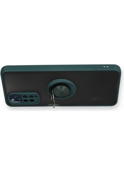 Redmi Note 11 Kılıf Montreal Yüzüklü Silikon Kapak - Yeşil modelleri