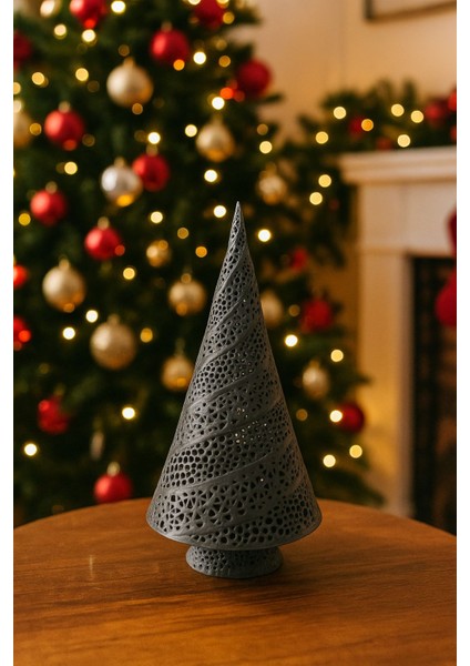 Dekoratif Desenli Yılbaşı Çam Ağacı Biblo fırsatları