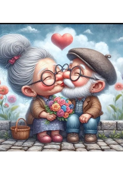 5 D Kendin Yap 20 cm x 20 cm Elmas Mozaik Boyama Tablo