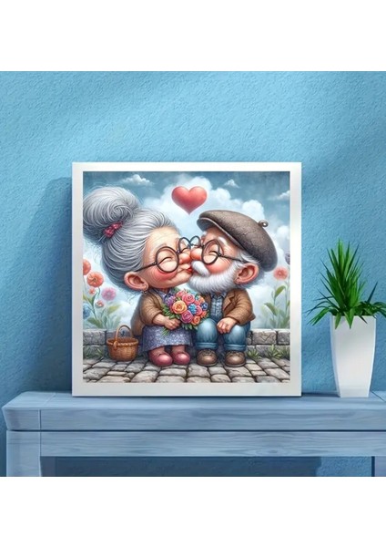 5 D Kendin Yap 20 cm x 20 cm Elmas Mozaik Boyama Tablo modelleri