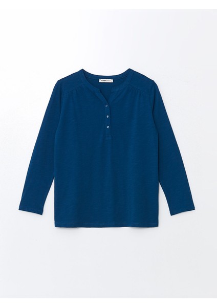 Yeni Sezon Kaçık Yaka Düz Uzun Kollu Kadın Bluz indirimleri